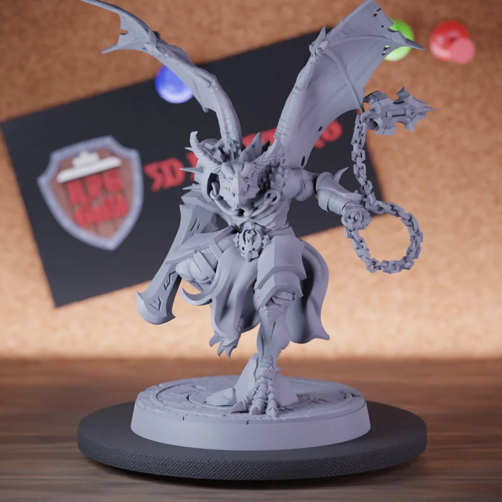 Highly detailed viking warrior dragonborn longsword miniature of Dragonborn, perfect for DnD 5e encounters, fantasy tabletop RPG campaigns, painting and display.