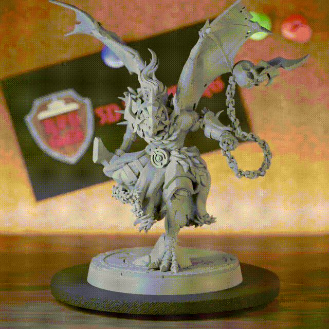 Viking 5e | DnD Warrior Dragonborn Axe Miniature