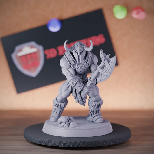 Fighter 5e | DnD Fighter Human Battlerager Miniature