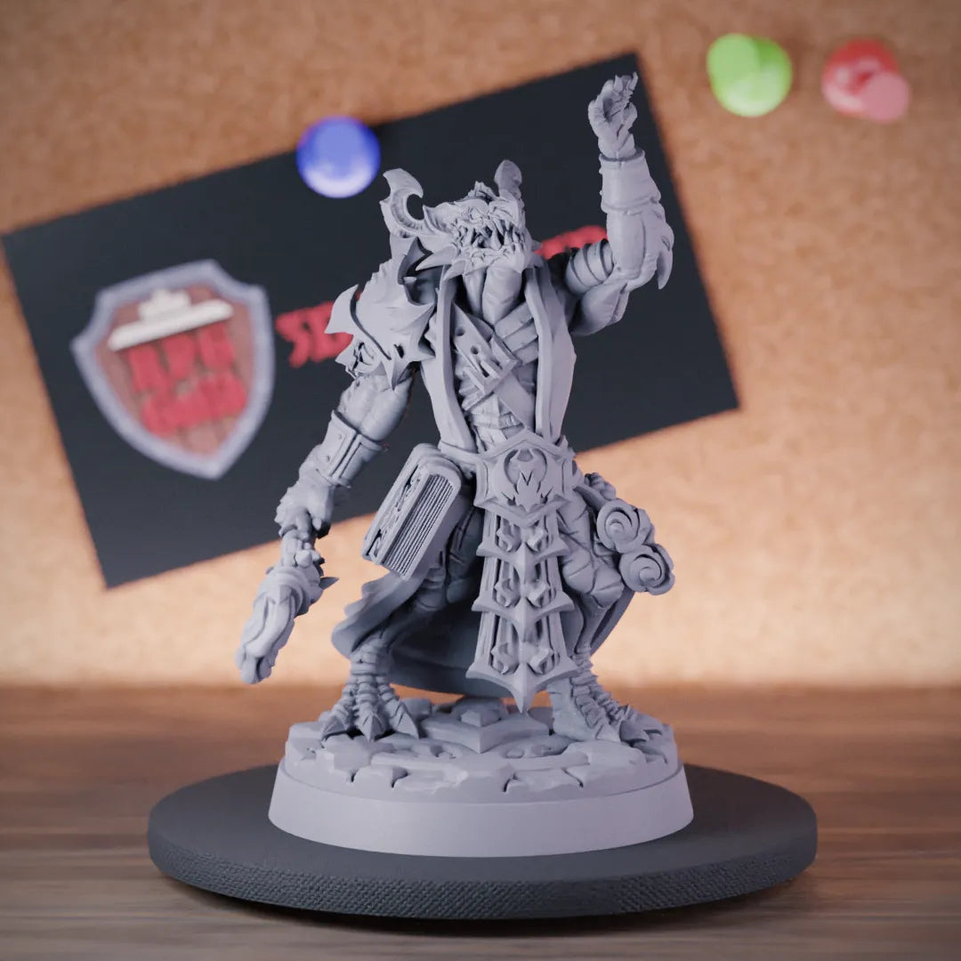 Dragonborn 5e | DnD Wizard Tiamat Cultist Miniature