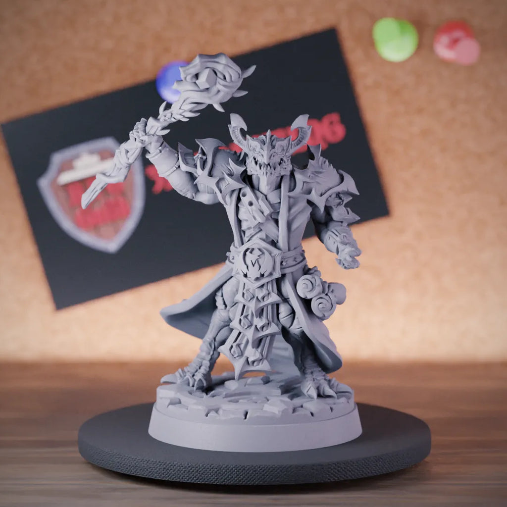 Dragonborn 5e | DnD School of Divination Wizard Miniature