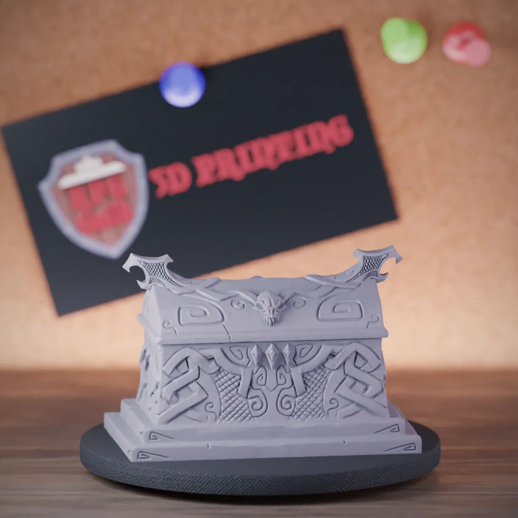 Terrain 5e | DnD Necromancer Coffin Chest Miniature