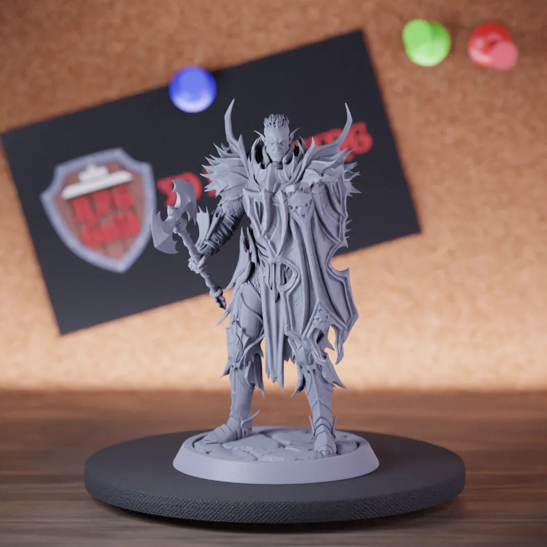 Drow 5e | DnD Vanguard Armored Shield Miniature