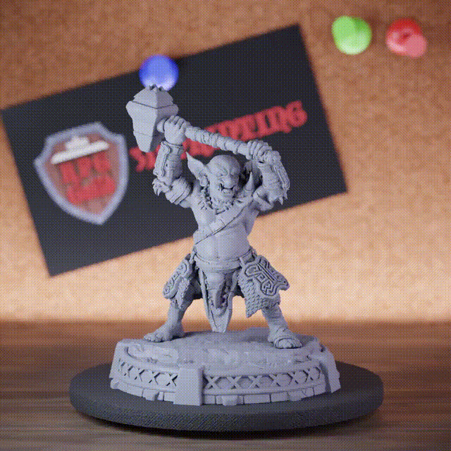 Goblin 5e | DnD Goblin Drogg der Hammer-Berserker Miniatur 