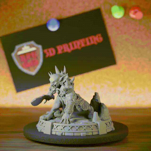 Goblin 5e | DnD Goblin Barbarian Sword Slasher Miniature