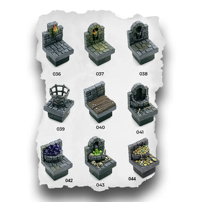 DnD Terrain Tiles | Modular Stone Ruins Dungeon #4