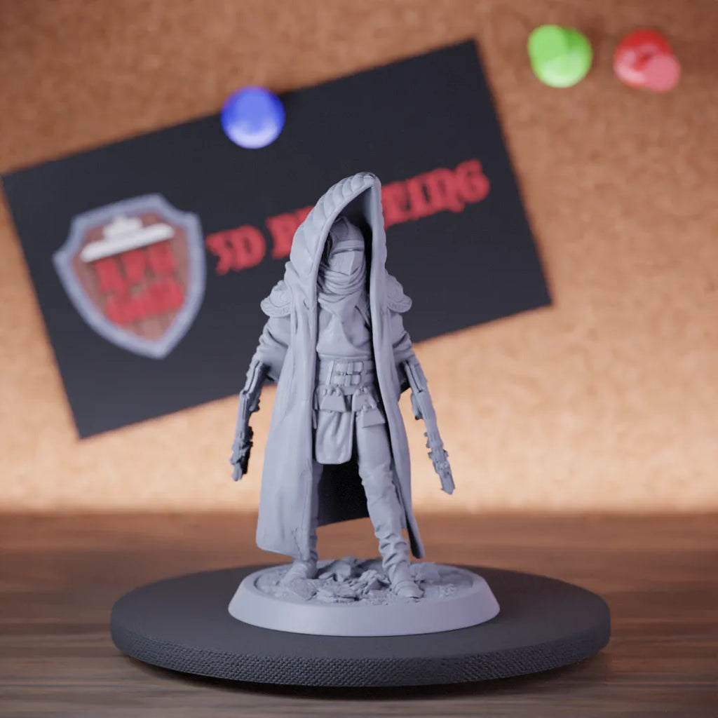 Rogue 5e | DnD Warrior Assasin Gun Miniature