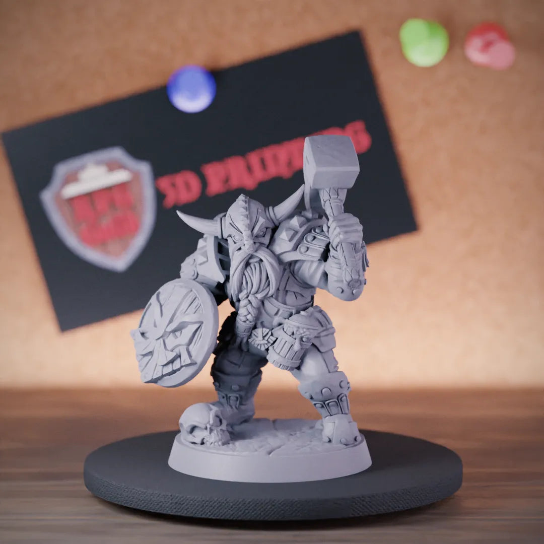 Dwarf 5e | DnD Dwarf Fighter Guard Miniature