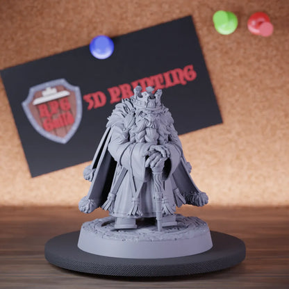 Dwarf 5e | DnD Dwarf King Boss Miniature