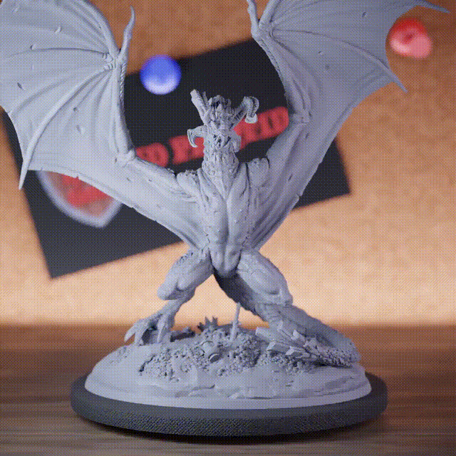 Drache 5e | DnD Riesenboss Metalldrachen-Miniatur