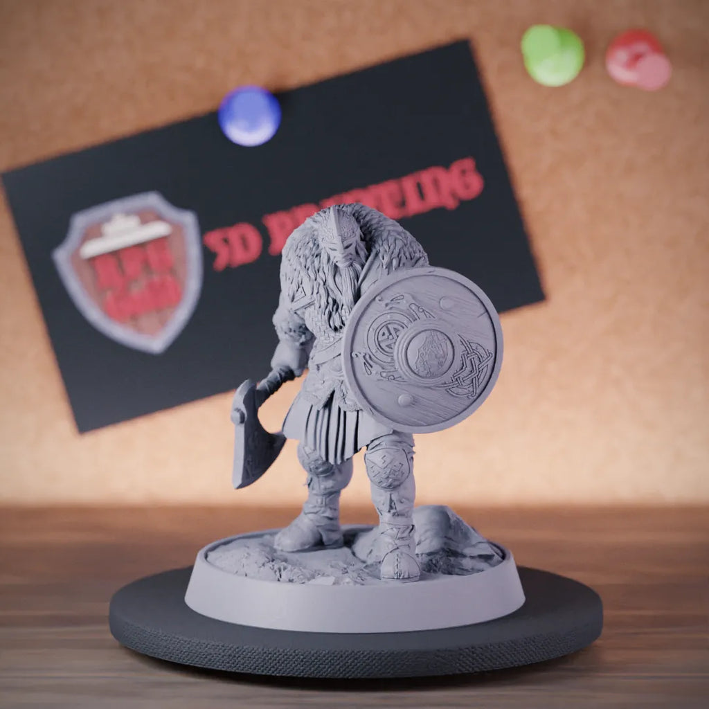 Fighter 5e | DnD Fighter Axe Northman Miniature