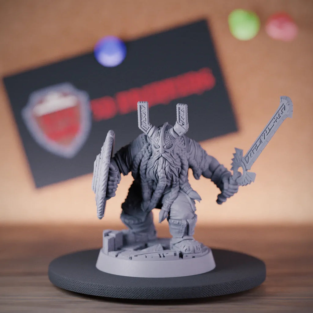 Dwarf 5e | DnD Dwarf with Sword Miniature