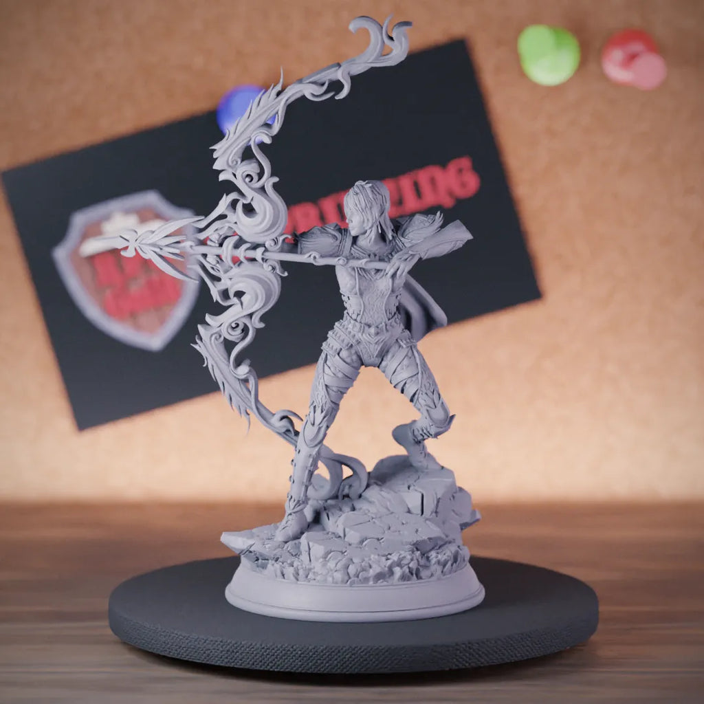 Elf 5e | Elf Female Archer Miniature