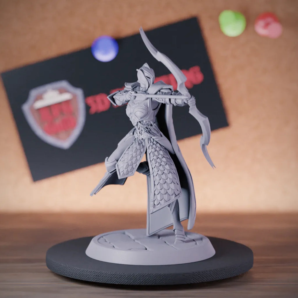Elf 5e | DnD Elf Archer Shoot Arrow Miniature