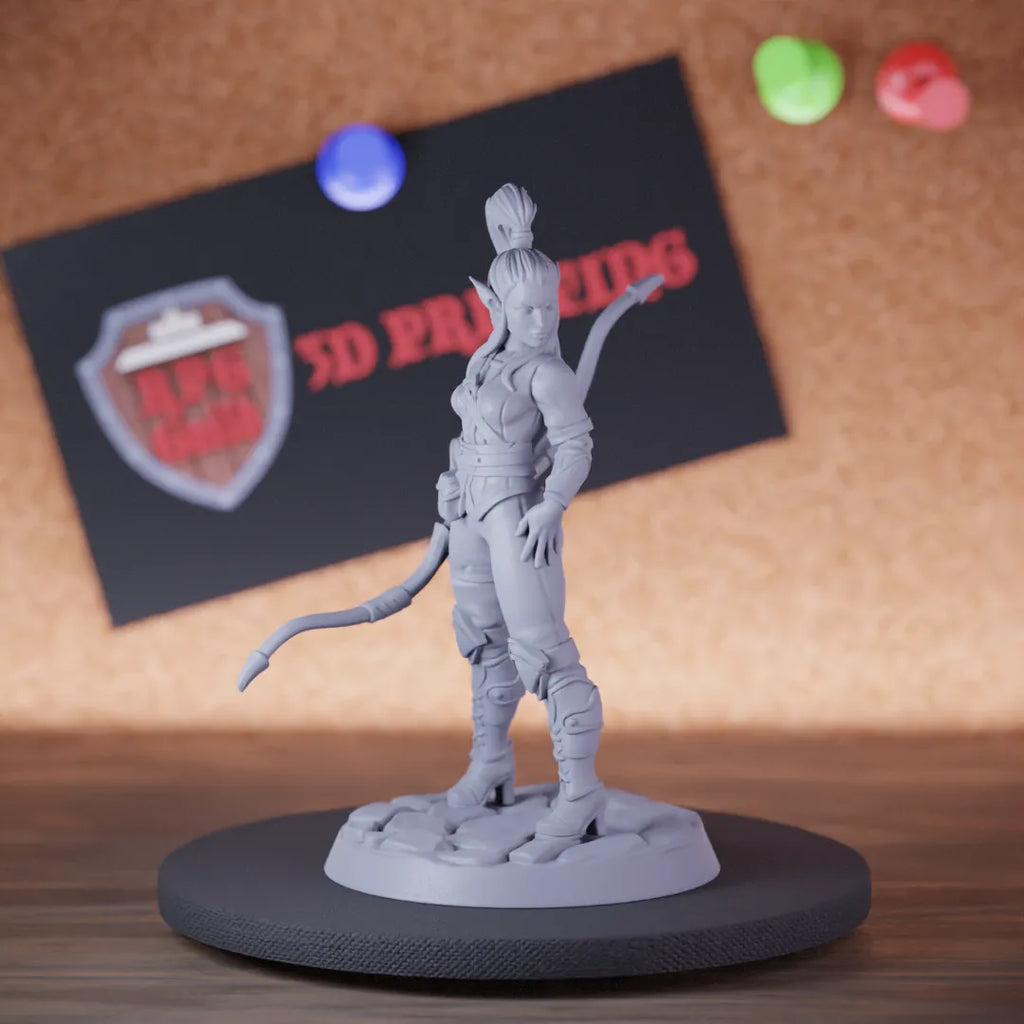 Elf 5e | DnD Female Elf Ranger Archer Miniature