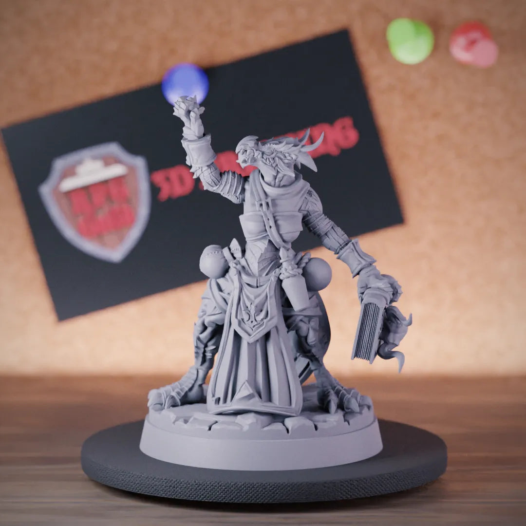 Dragonborn 5e | DnD Female Dragonborn Wizard Miniature