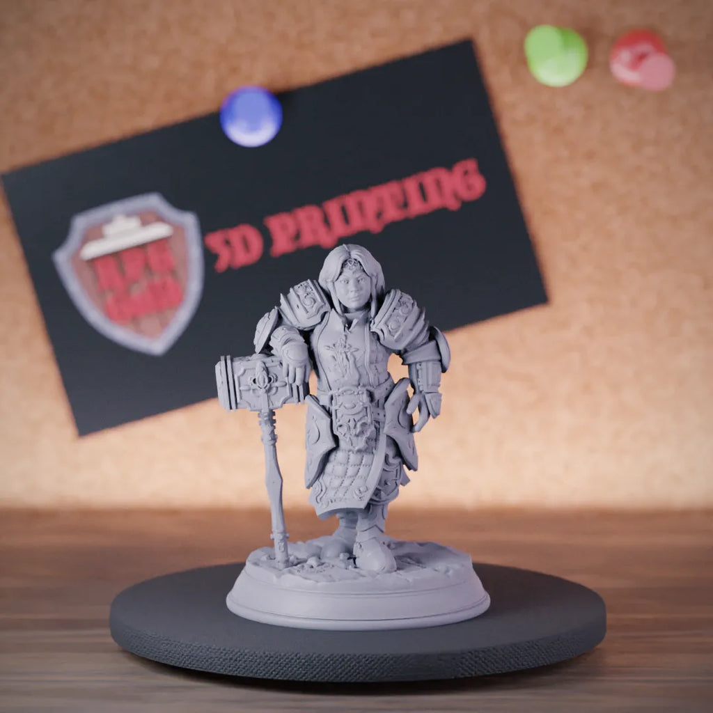 Dwarf 5e | DnD Dwarf Paladin Fighter Miniature