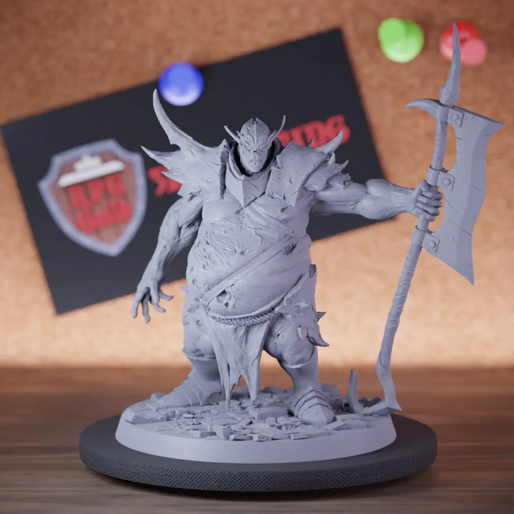 Demon 5e | DnD Demon Ogre Battleaxe Monster Miniature