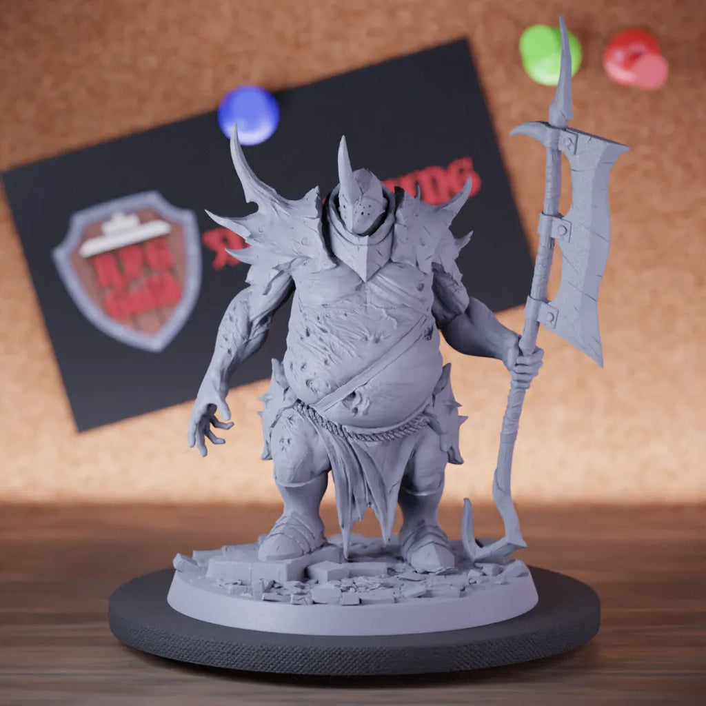 Demon 5e | DnD Demon Ogre Battleaxe Warrior Miniature