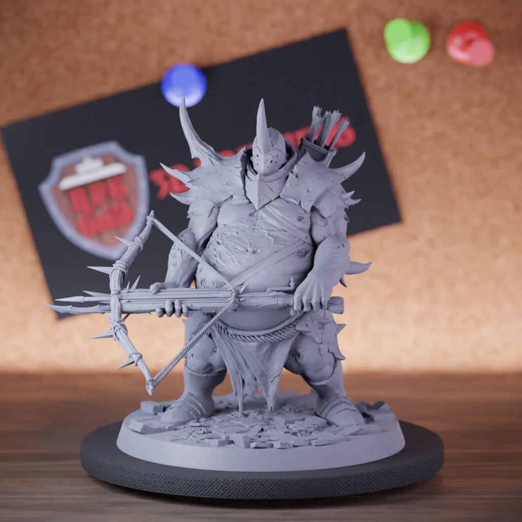 Demon 5e | DnD Demon Ogre Crossbow Defender Miniature
