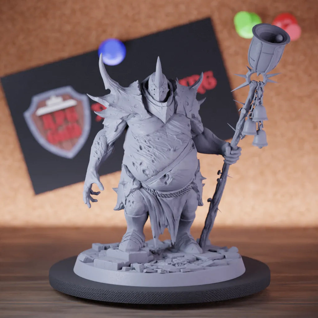 Demon 5e | DnD Demon Ogre Staff Monster Miniature