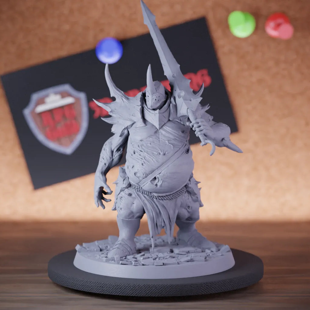 Demon 5e | DnD Demon Ogre Sword Master Miniature