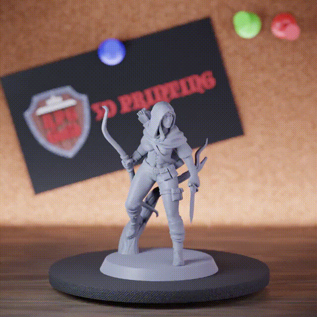 Ranger 5e | DnD Female Sneak Archer Miniature