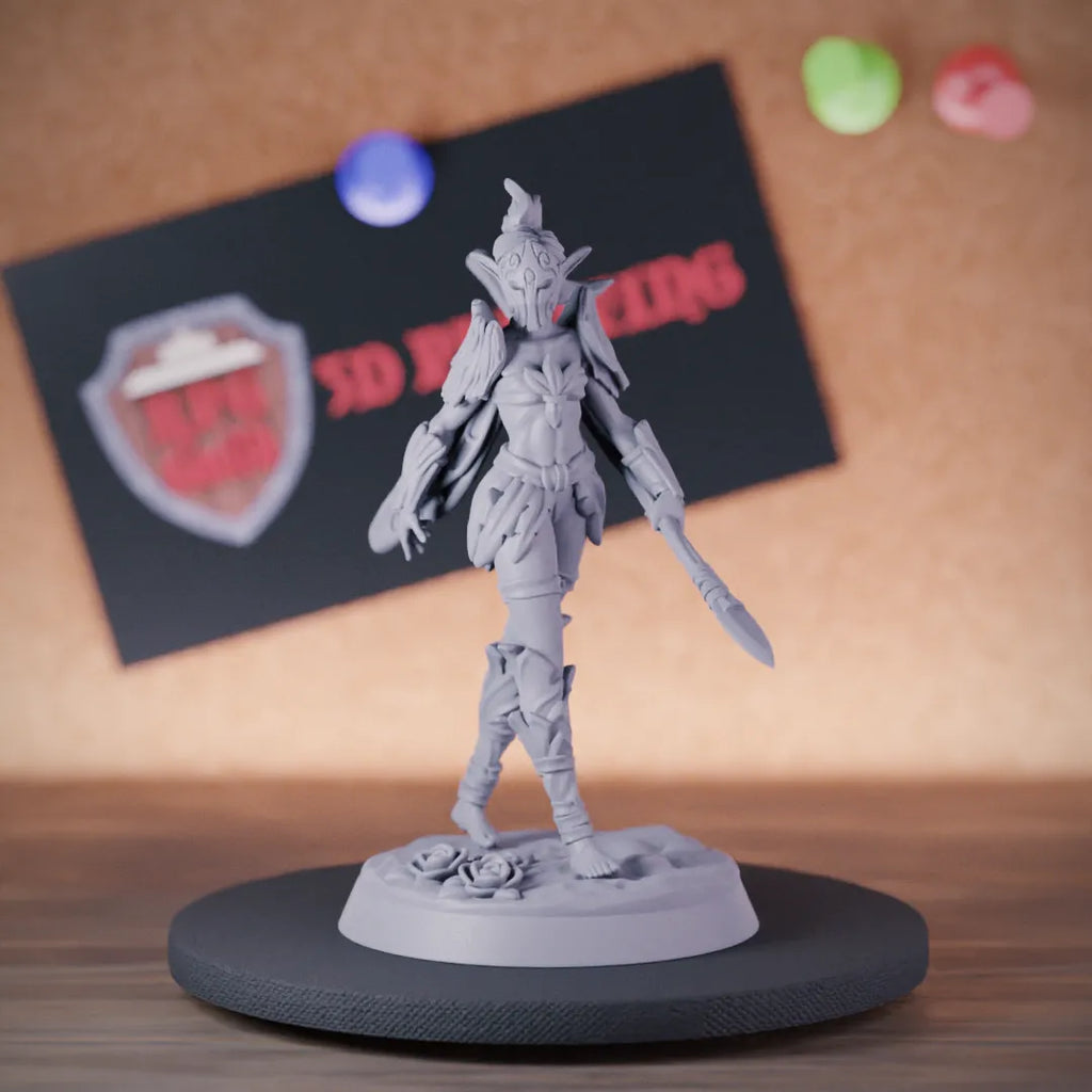 Fey 5e | DnD Fey Fairy Fighter Miniature