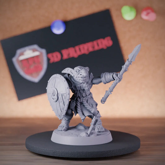 Goblin 5e | DnD Goblin Spearman Warrior Miniature 