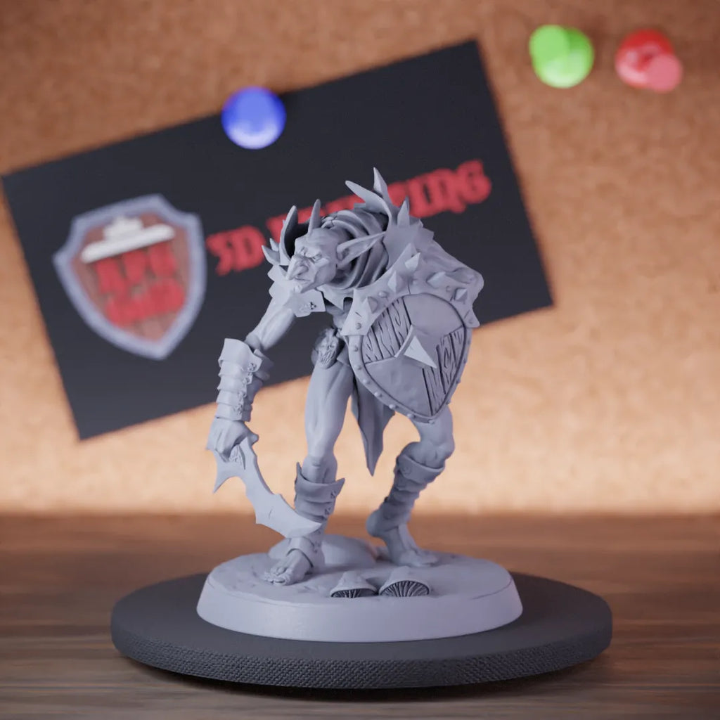 Hobgoblin 5e | DnD Hobgoblin Defender Sword Miniature