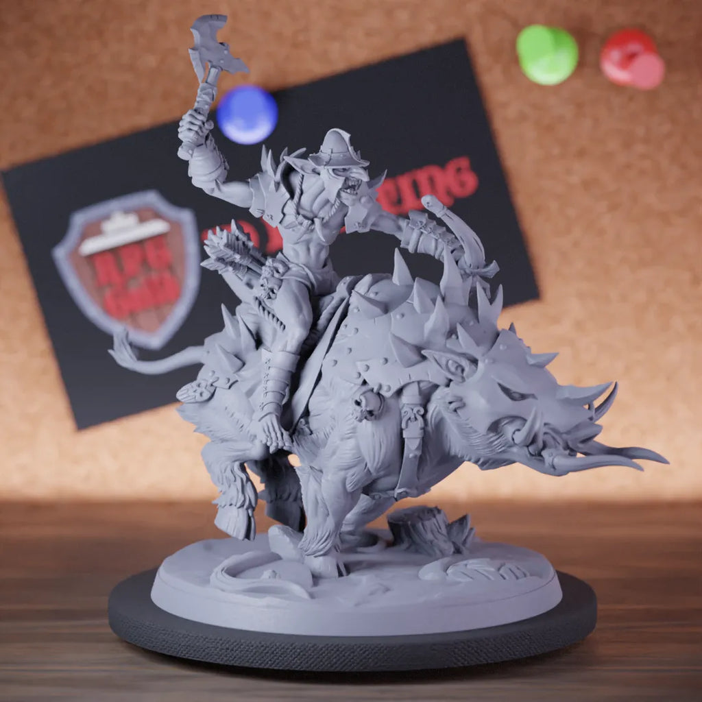 Hobgoblin 5e | DnD Hobgoblin Archer Guard Rider Miniature