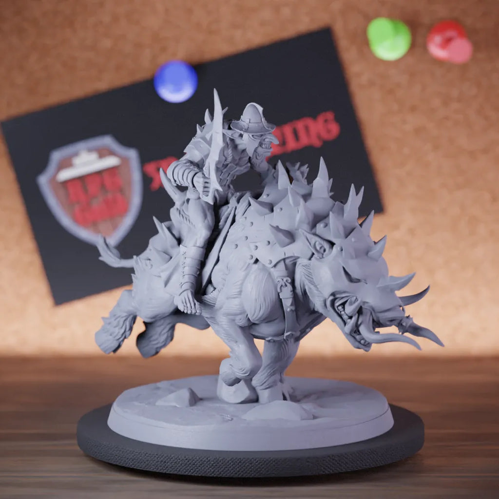Hobgoblin 5e | DnD Hobgoblin Guard Rider Sword Miniature