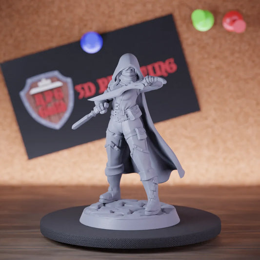 Rogue 5e | DnD Rogue Female Assassin Miniature