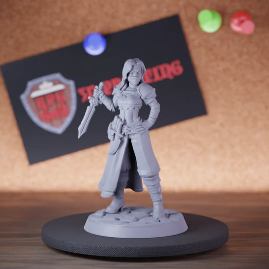 Rogue 5e | DnD Female Rogue Assassin Dagger Miniature