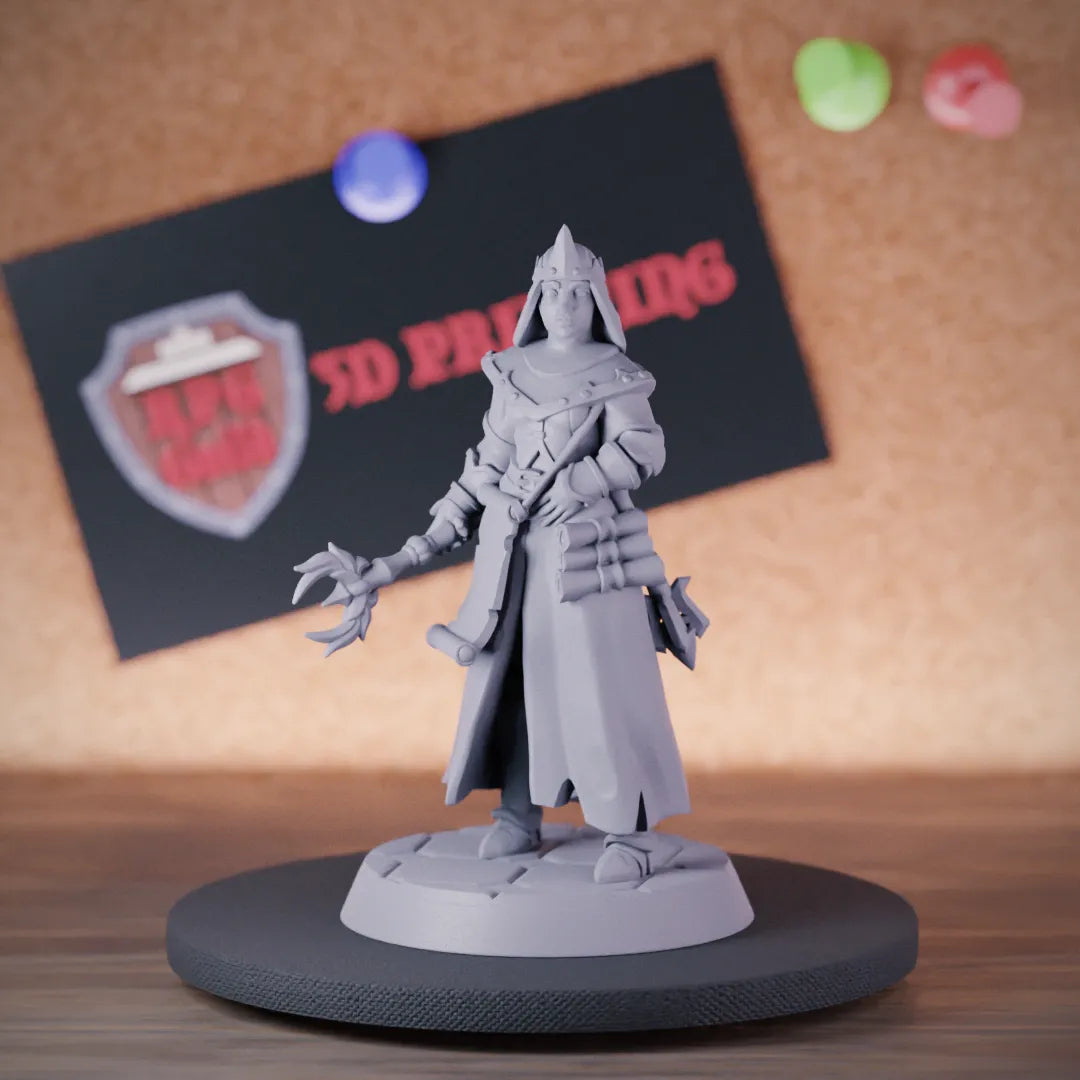 Cleric 5e | DnD Domain of Light Female Cleric Miniature