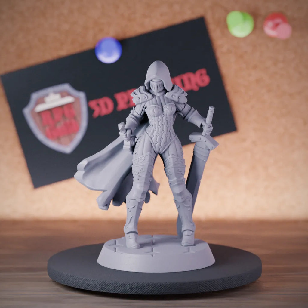 Fighter 5e | DnD Female Fighter Champion Miniature