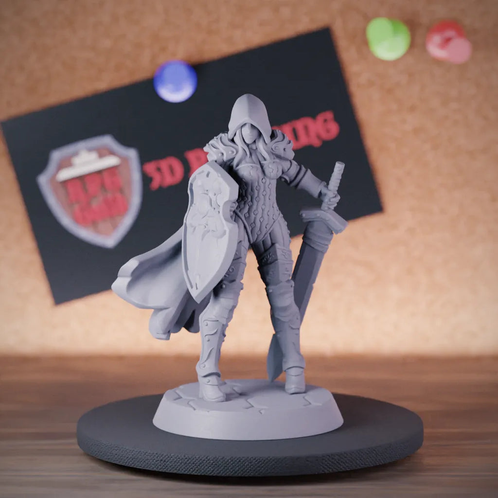 Fighter 5e | DnD Fighter Female Vanguard Miniature