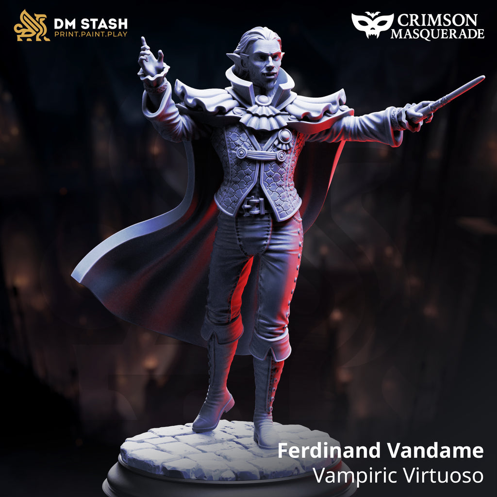 Crimson Masquerade Bundle | DnD Miniature Set | 32-75mm