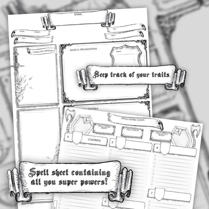 Printable DnD Character Sheet 5e PDF - Fighter | RPG Guild