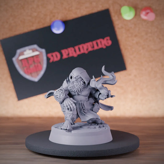 Dwarf 5e | DnD Dwarf Wizard Sorcerer Miniature