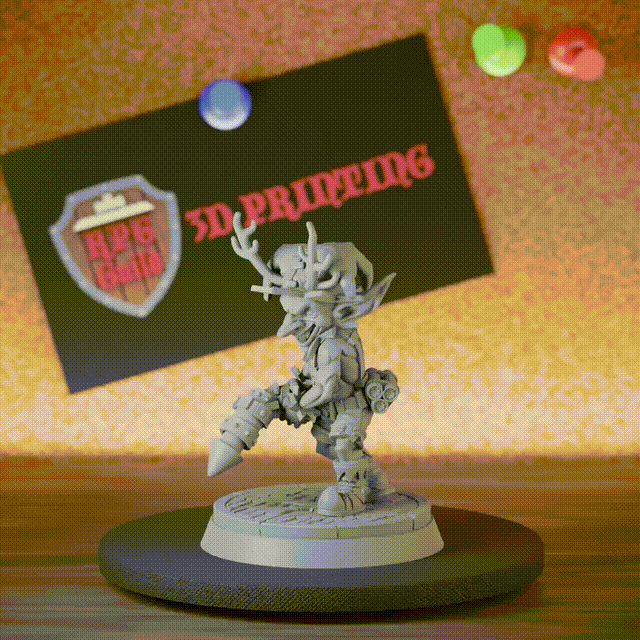 Goblin 5e | DnD Weihnachtsfeuerwerkspistole Goblin Miniatur 