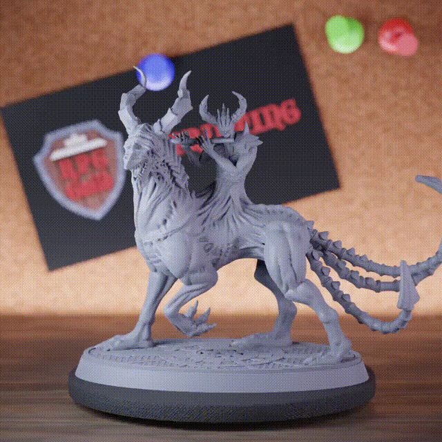 Dämon 5e | DnD Grubenfiend Miniatur Flöte Aufseher Miniatur 
