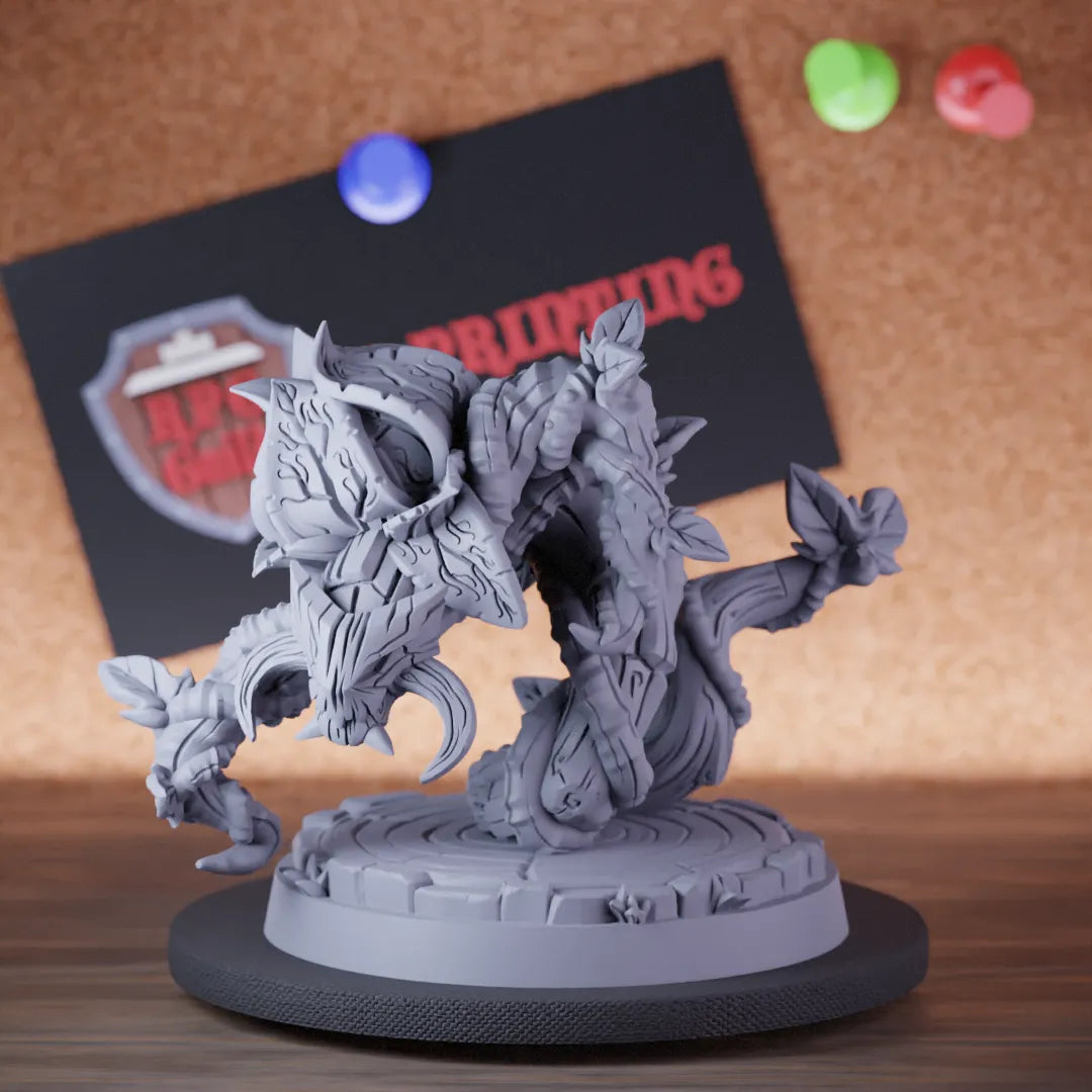 Highly detailed sentinel shade forest fey woods miniature of ForestShade, perfect for DnD 5e encounters, fantasy tabletop RPG campaigns, painting and display.
