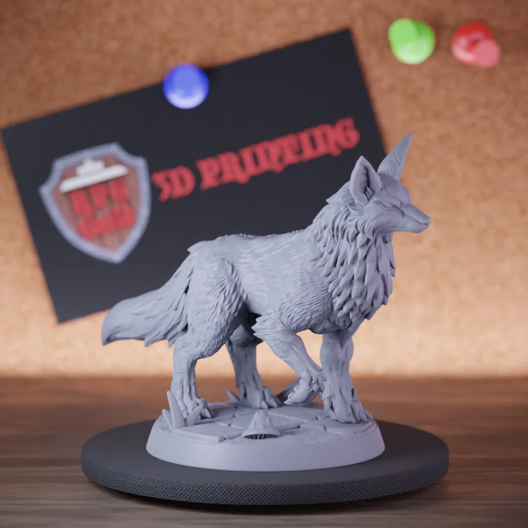 Fox 5e | DnD Forest Beast Fox Stand Miniature