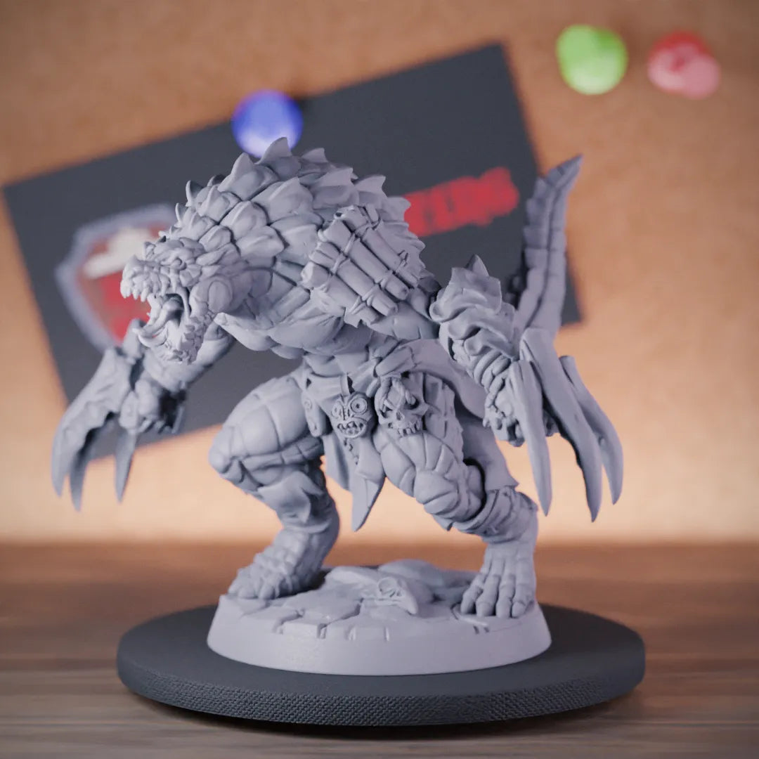 Lizardfolk 5e | DnD Lizardfolk Brute Colossus Miniature