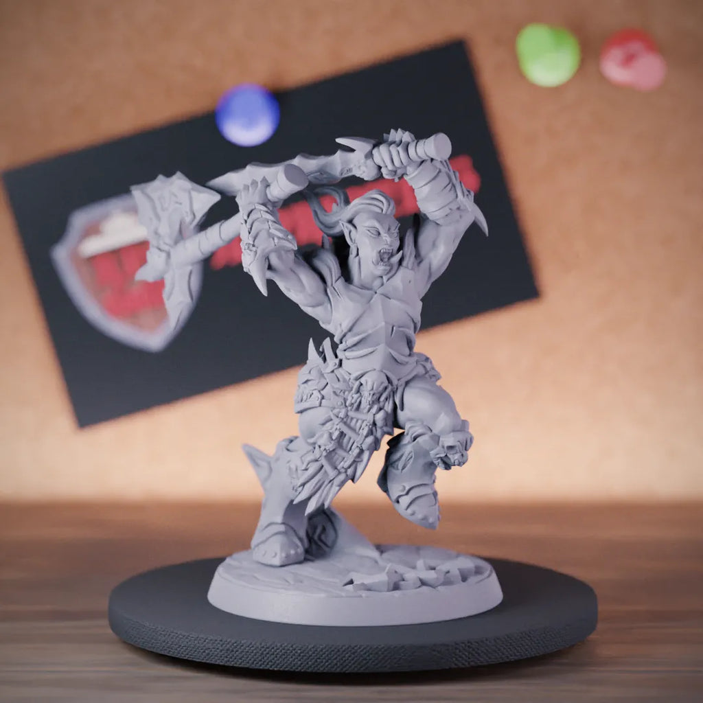 Orc 5e | DnD Female Tribal Orc Miniature