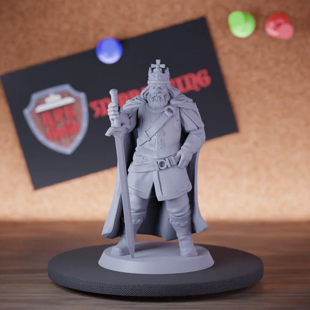 Human 5e | DnD Human King Npc Miniature