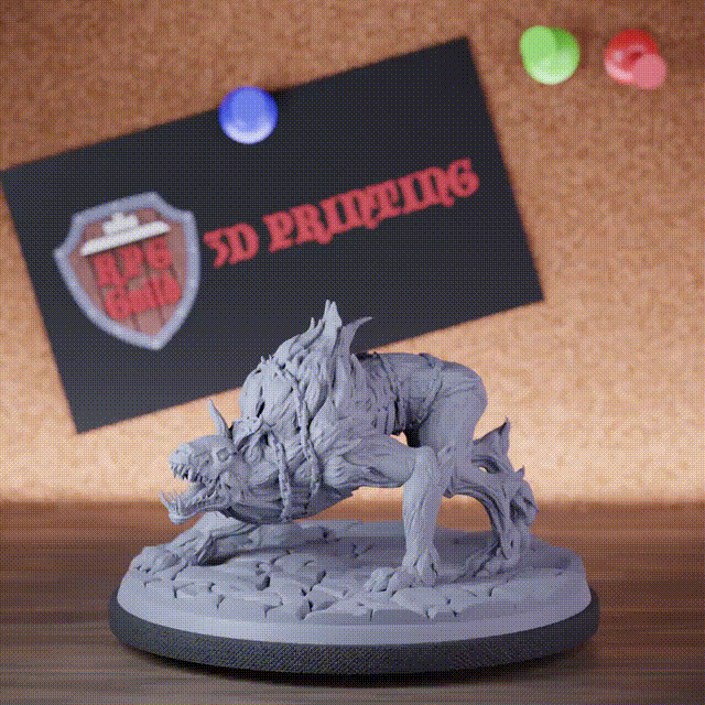 Dämon 5e | DnD Höllenhund-Miniatur 