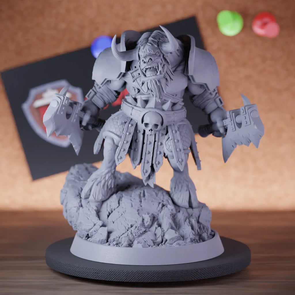 Tauren 5e | DnD Tauren Tribal Warrior Defender Miniature