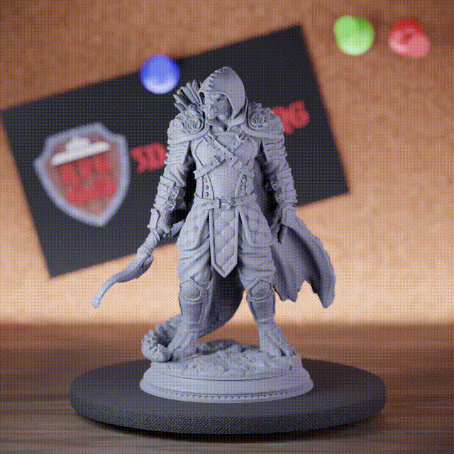Dragonborn 5e | DnD Ranger Scout Miniature